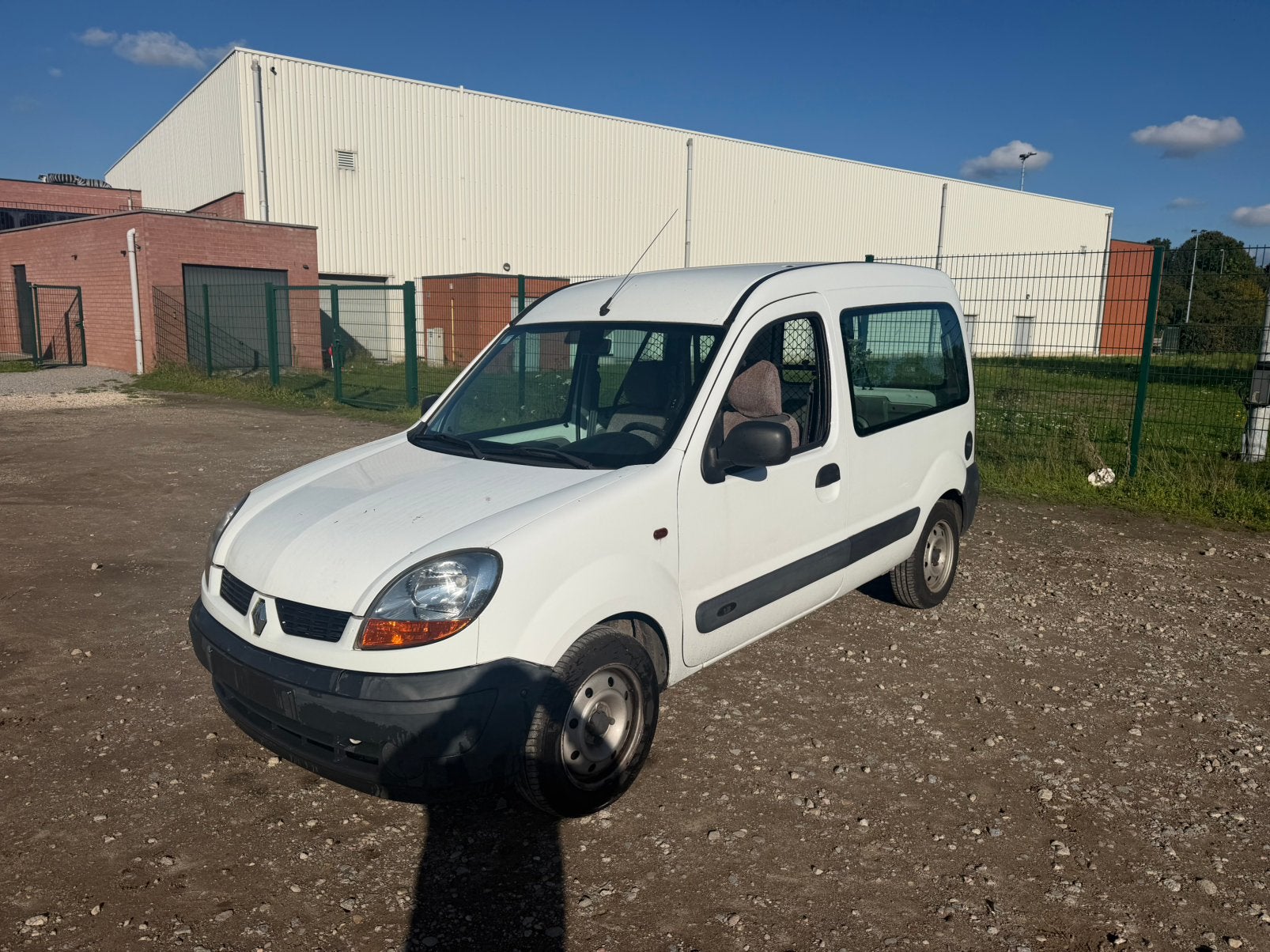 RENAULT KANGOO | 2005 | 1.2i | LICHTE VRACHT | GEKEURD, Auto's, Euro 2, Renault, Wit, Bedrijf