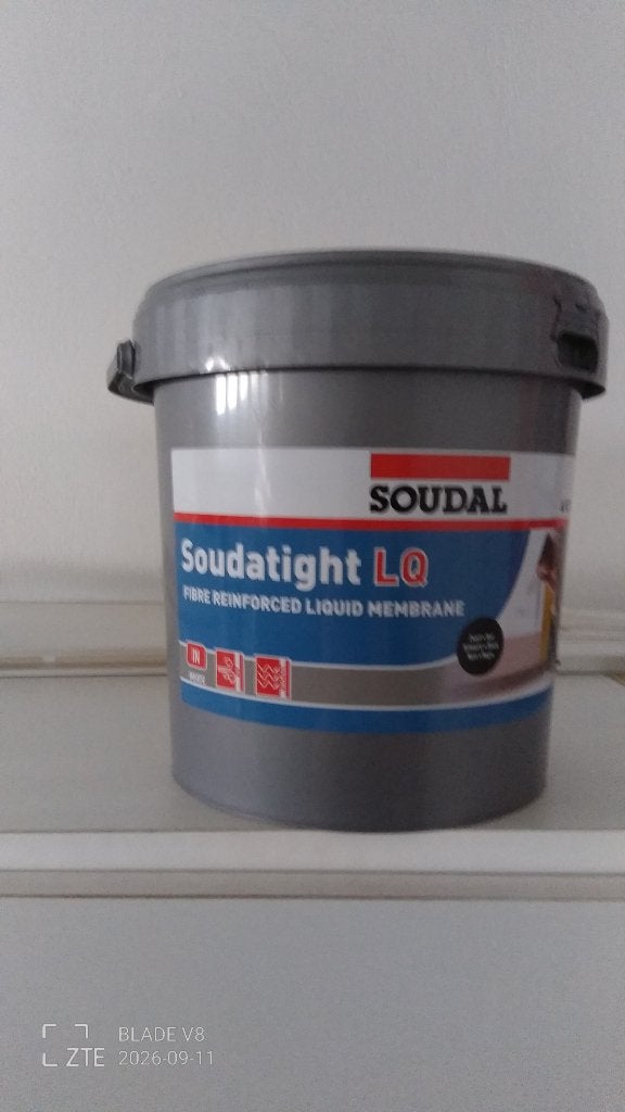 Membrane étanche Soudatight LQ 4,5 kg non ouverte, Bricolage & Construction, Enlèvement, Neuf, Autres matériaux, Isolation de sol