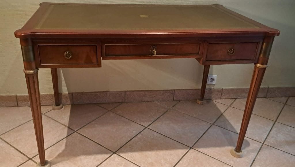 superbe bureau de style Directoire en acajou, Enlèvement