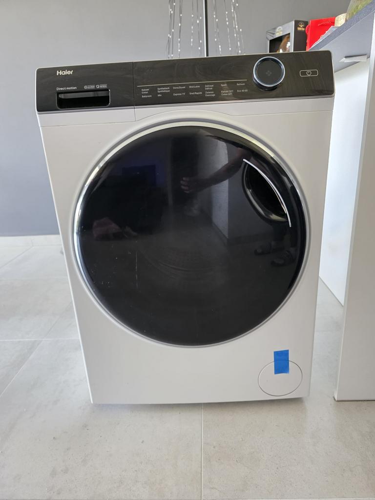 Wasmachine Haier HW80-B14979, Elektronische apparatuur, Wasmachines, Ophalen, 1200 tot 1600 toeren, Gebruikt, 8 tot 10 kg
