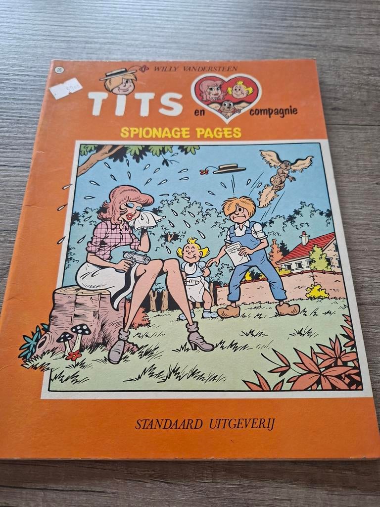 Spionage pages, Willy Vandersteen, Eén stripboek, Ophalen of Verzenden, Zo goed als nieuw