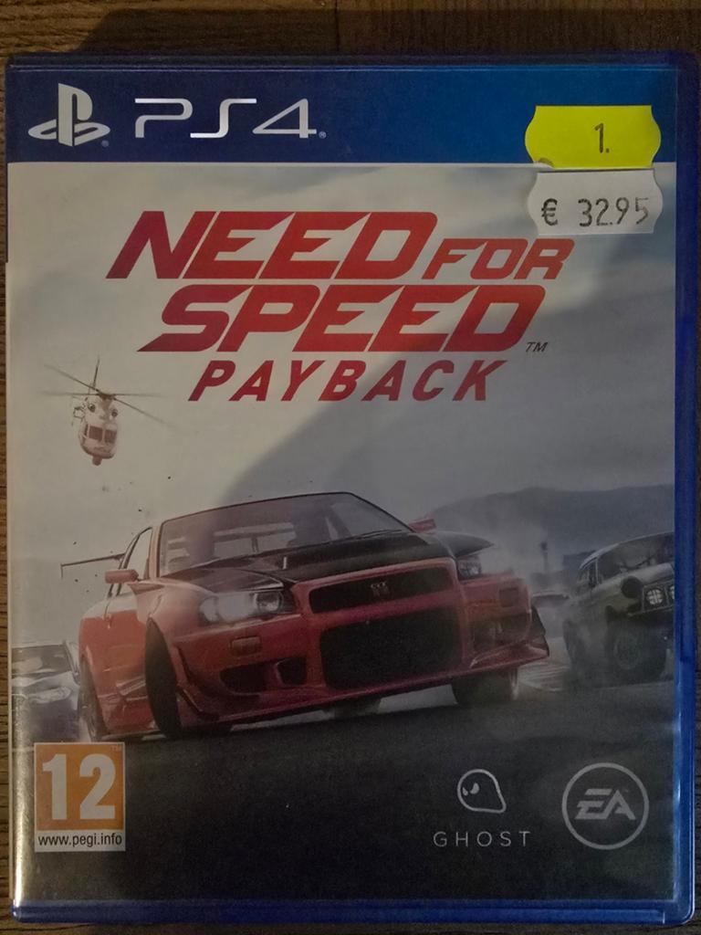 Need for speed payback PS4, Enlèvement ou Envoi