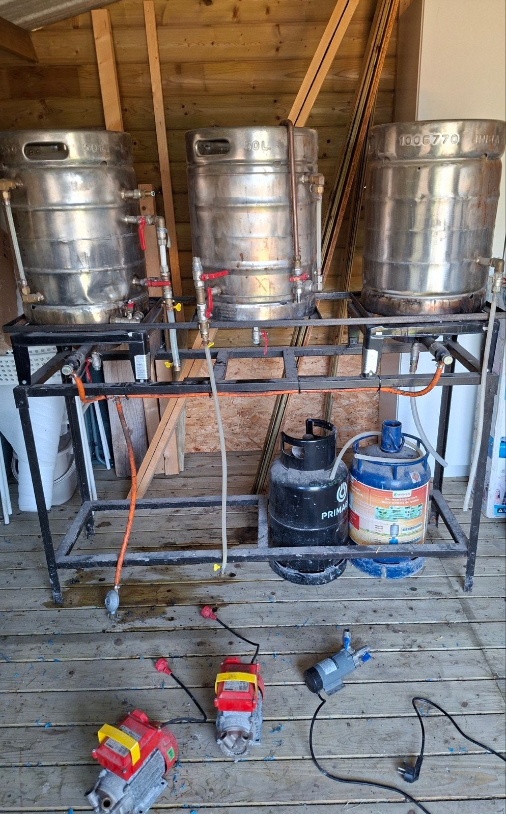 Brouwinstallatie 50L, Doe-het-zelf en Bouw, Steigers, Ophalen