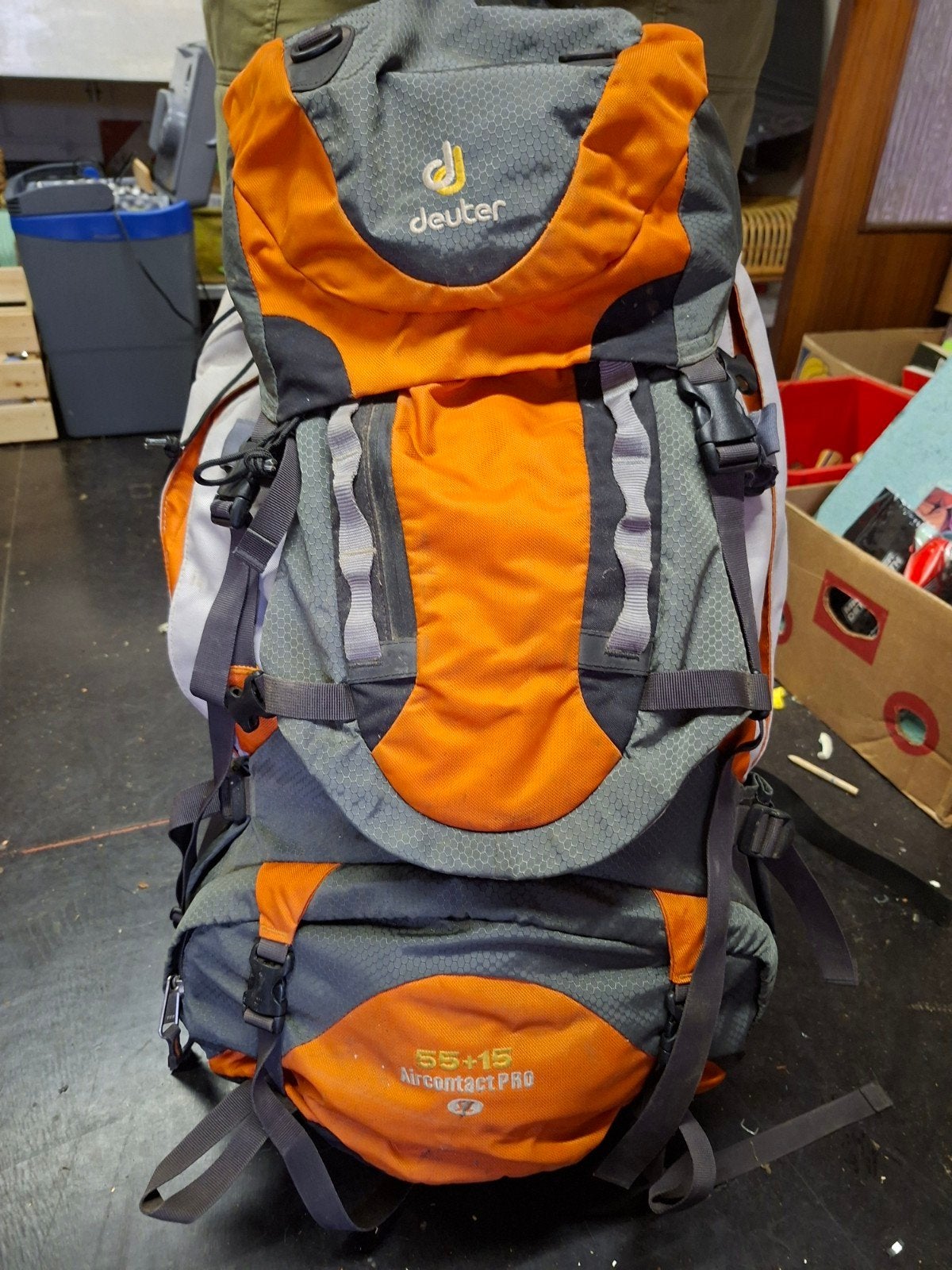 Deuter rugzak 55l +15l, Handtassen en Accessoires, Ophalen, Zo goed als nieuw, Overige merken, Trekking