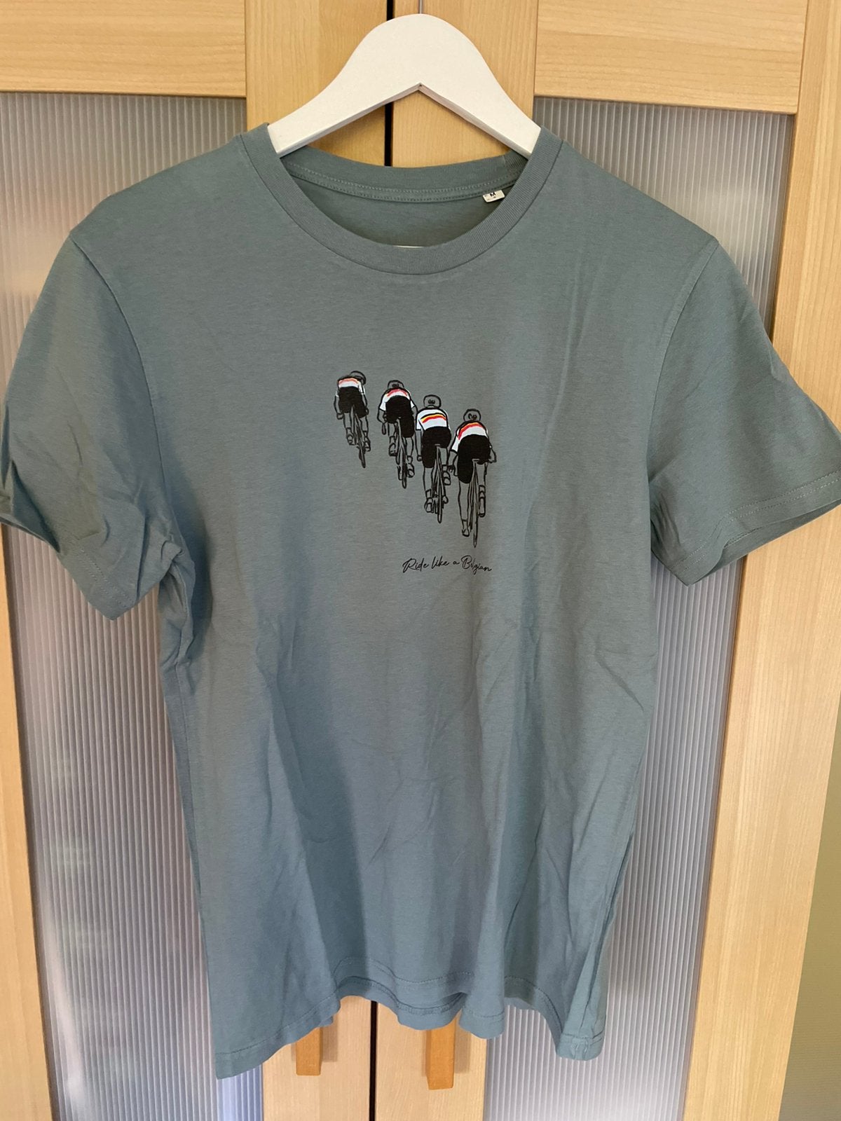 T shirt fiets opdruk maat M Belgian Cycling, Vêtements | Hommes, Enlèvement ou Envoi, Comme neuf, Taille 48/50 (M)