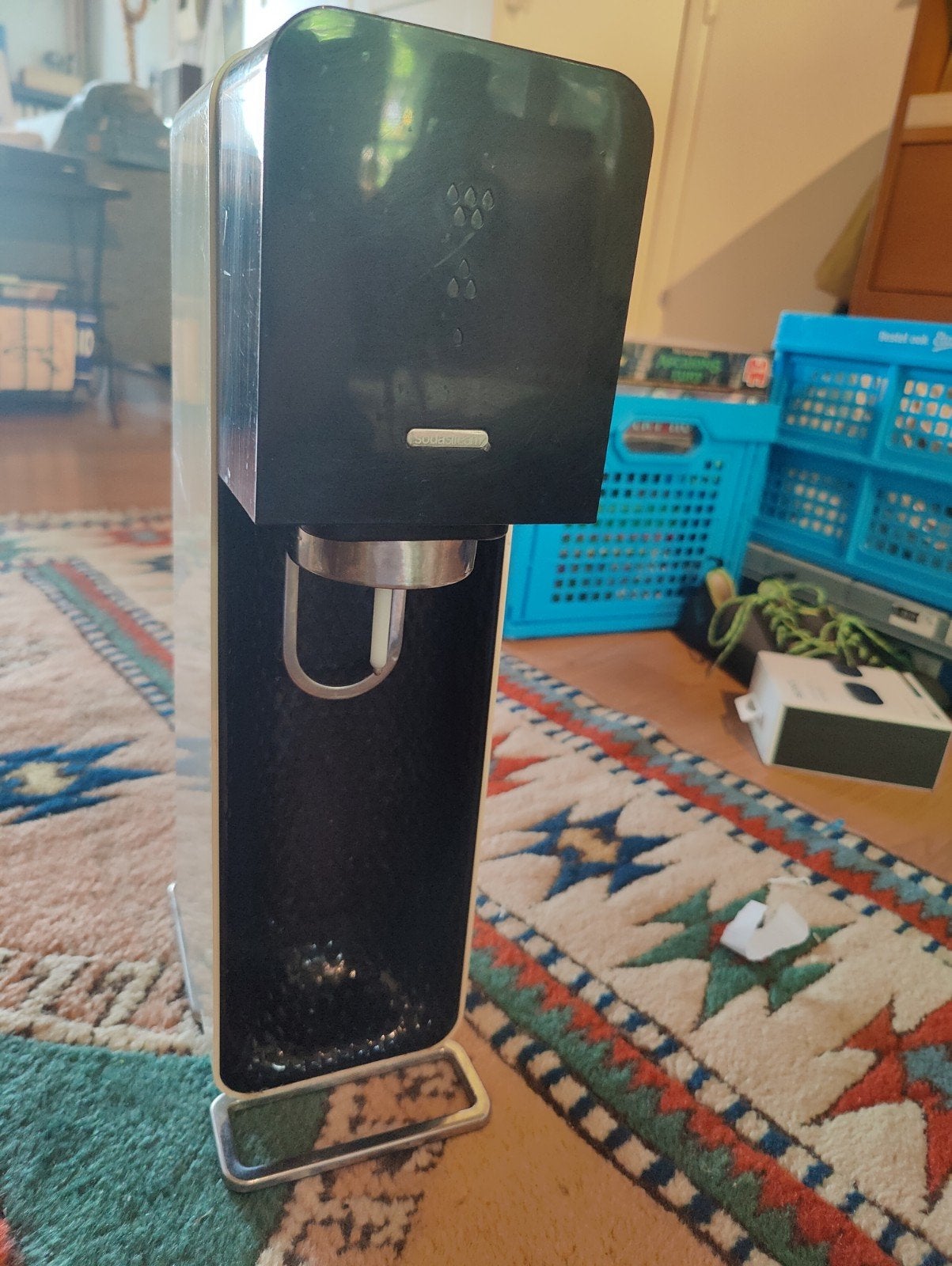 Sodastream zonder gasfles, Ophalen