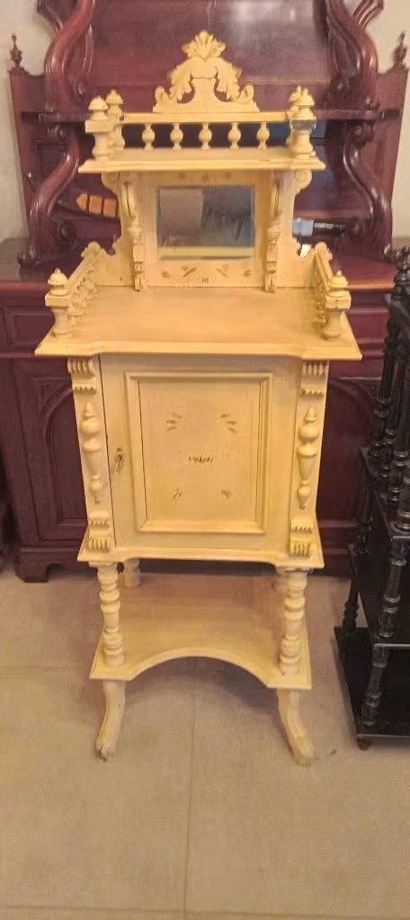 gebroken wit etagere, Huis en Inrichting, Woonaccessoires | Etagères, Ophalen, Zo goed als nieuw, Etagère, Hout