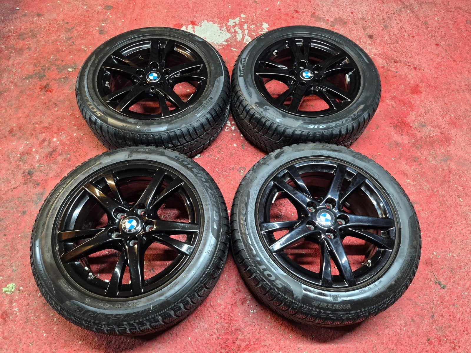 jantes BMW origine 16" kit hiver série 1 et 2 F40 F44 5x112, Enlèvement, Utilisé, BMW