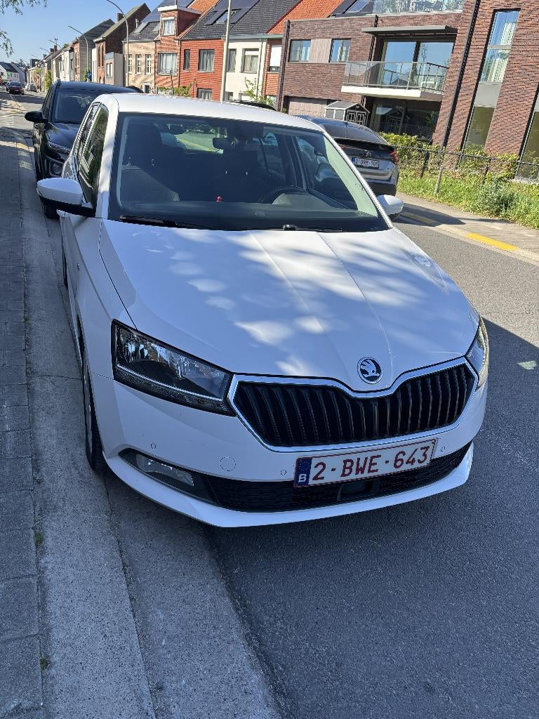 Skoda Fabia 1.0TSI Clever DSG AppleCarplay/Camera/Cruise/PDC, Auto's, Skoda, Euro 6, 1165 kg, Wit, Particulier