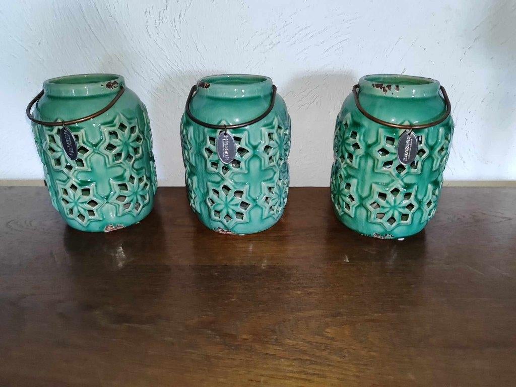 Riverdale decoratie kaarsjes, Huis en Inrichting, Ophalen, Gebruikt, Groen