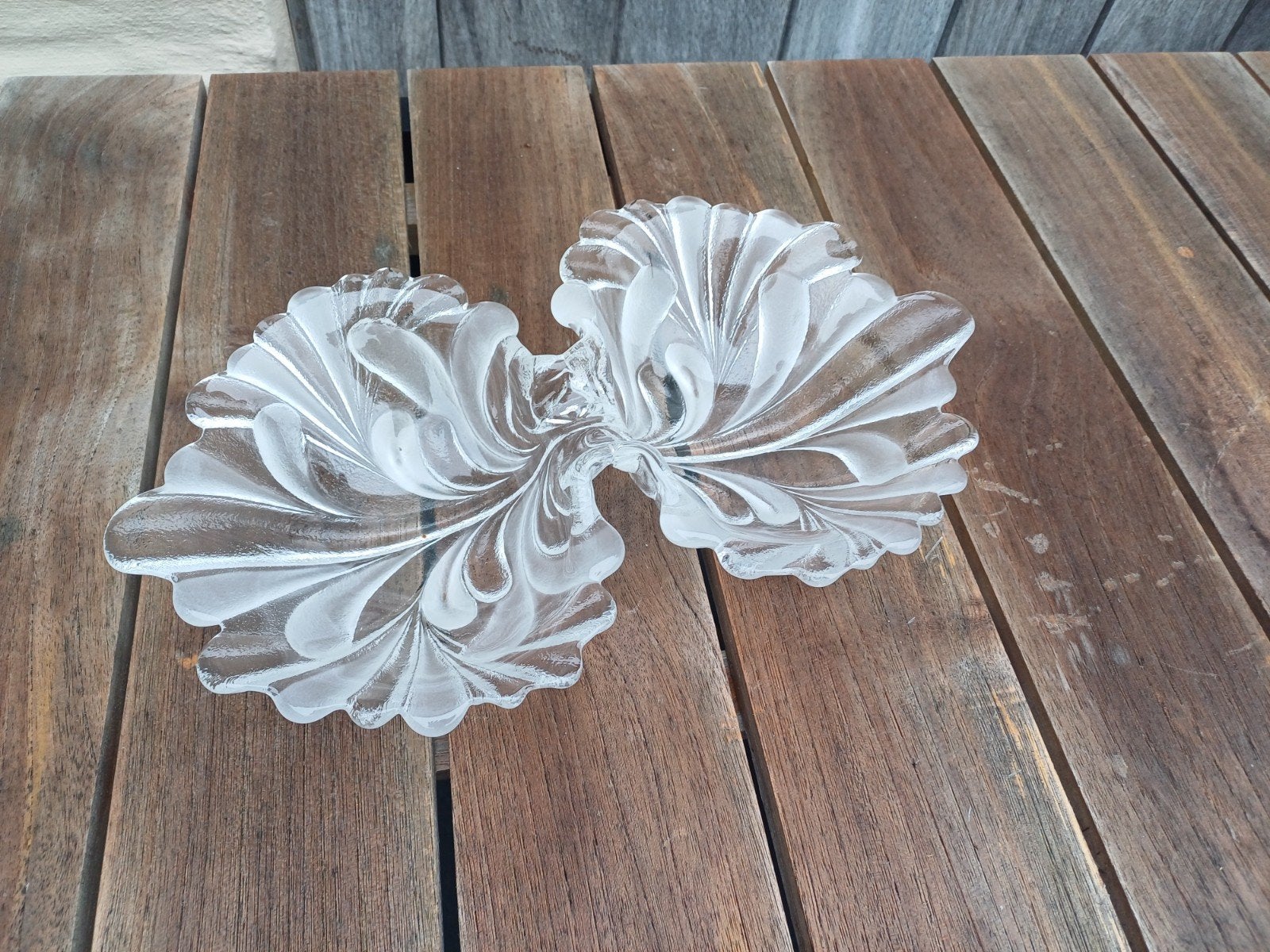 Magnifique plat à apéritif en cristal, Antiquités & Art, Enlèvement