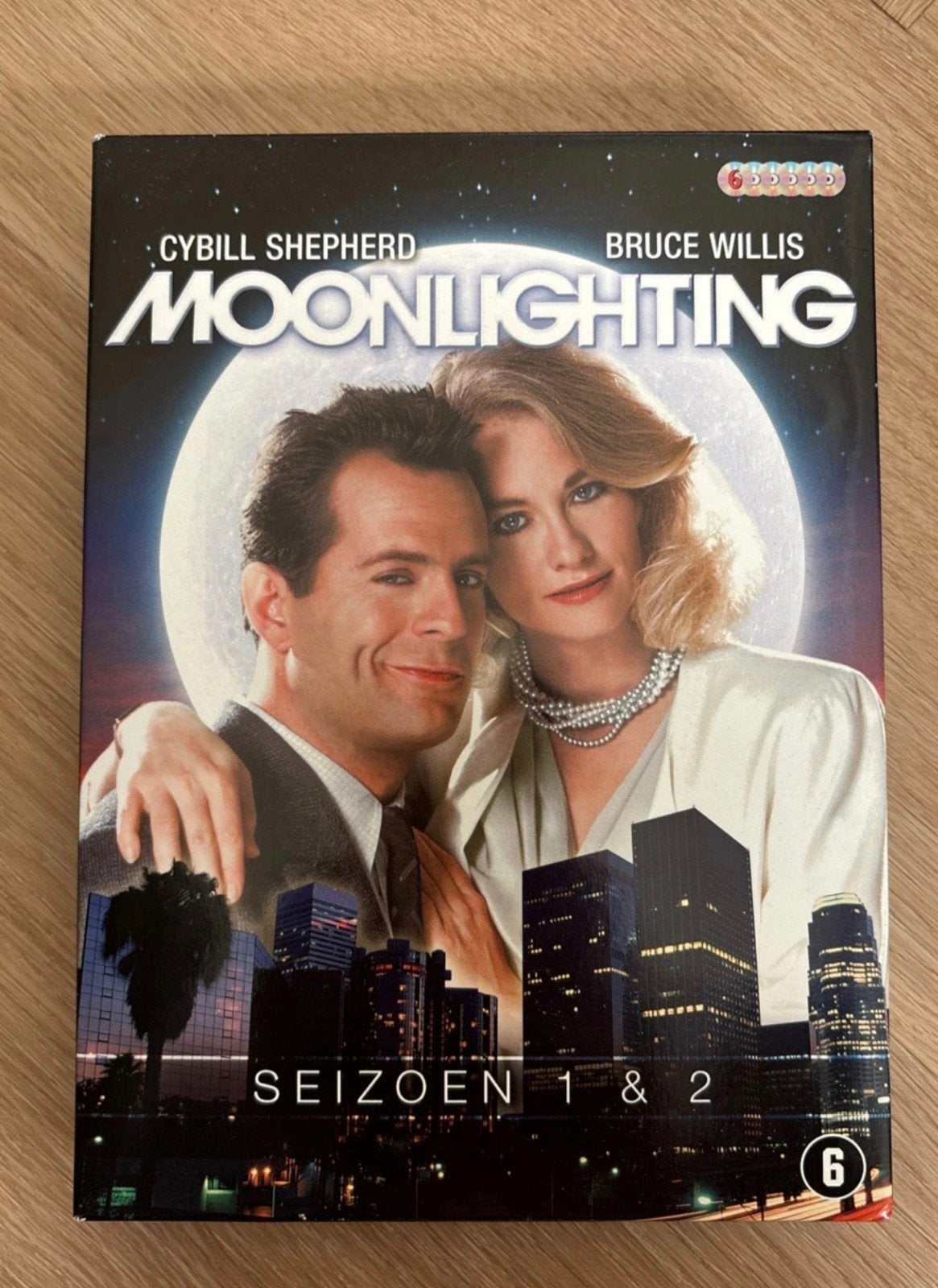 Mooie dvd box Moonlichting seizoen 1 en 2, Ophalen of Verzenden, Nederlands, Seizoen 1, Nederlands