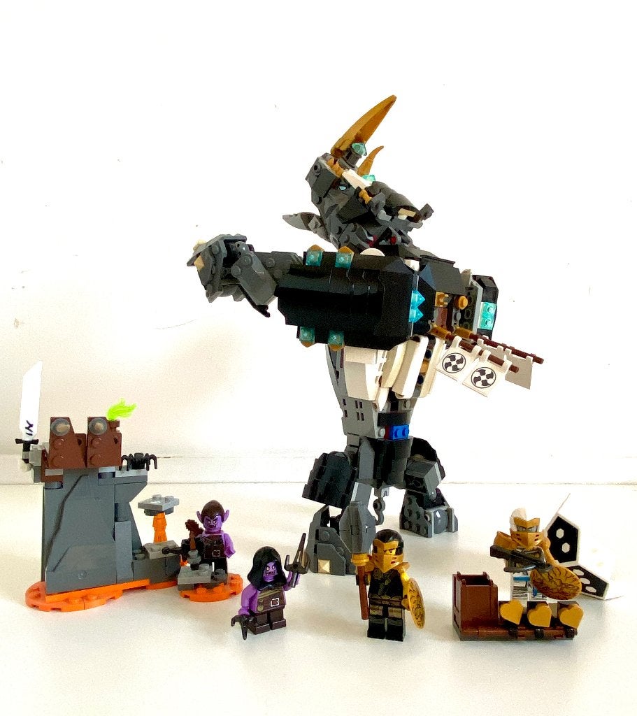 Lego Ninjago 71719 Zane's Minofiguur(neushoorn), Lego, Ensemble complet, Comme neuf, Enlèvement