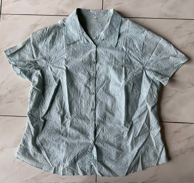 Blouse maat 48 (nr7614), Kleding | Dames, Ophalen of Verzenden, Zo goed als nieuw, Maat 46/48 (XL) of groter, Groen