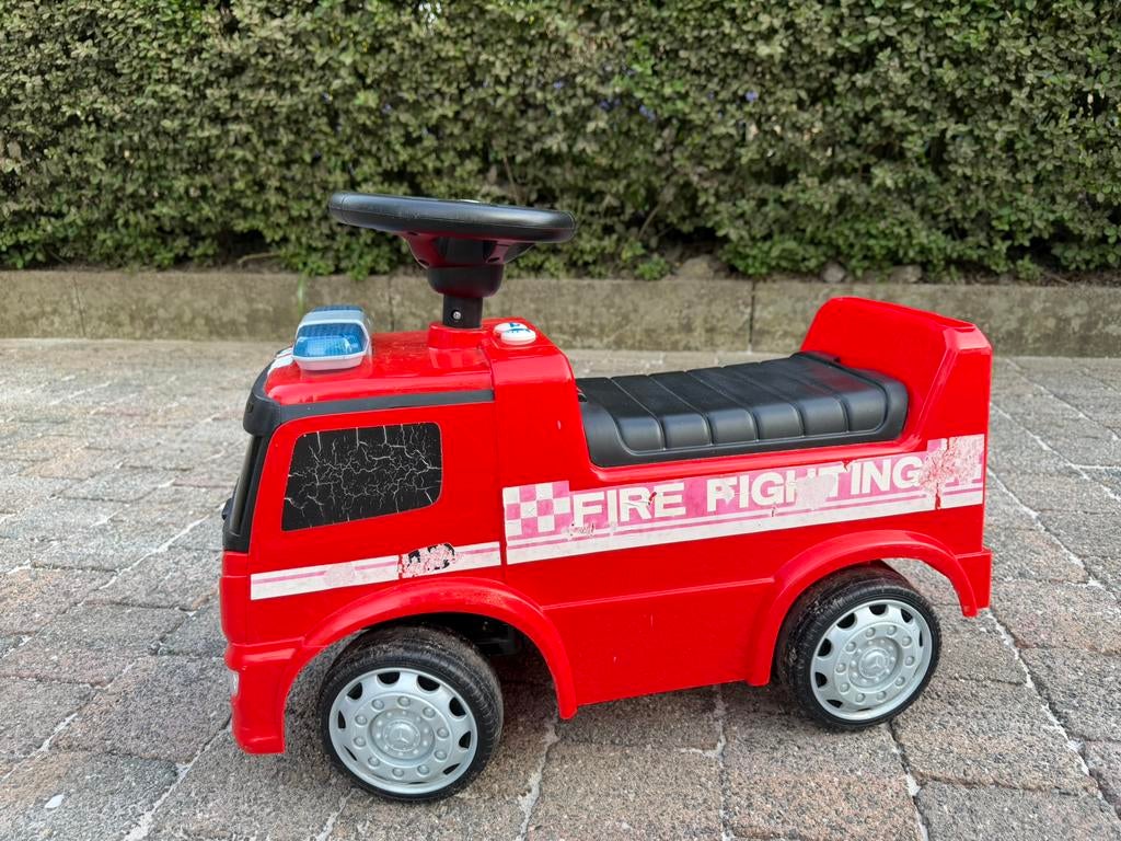 Loopauto brandweer, Ophalen, Gebruikt, Loopvoertuig