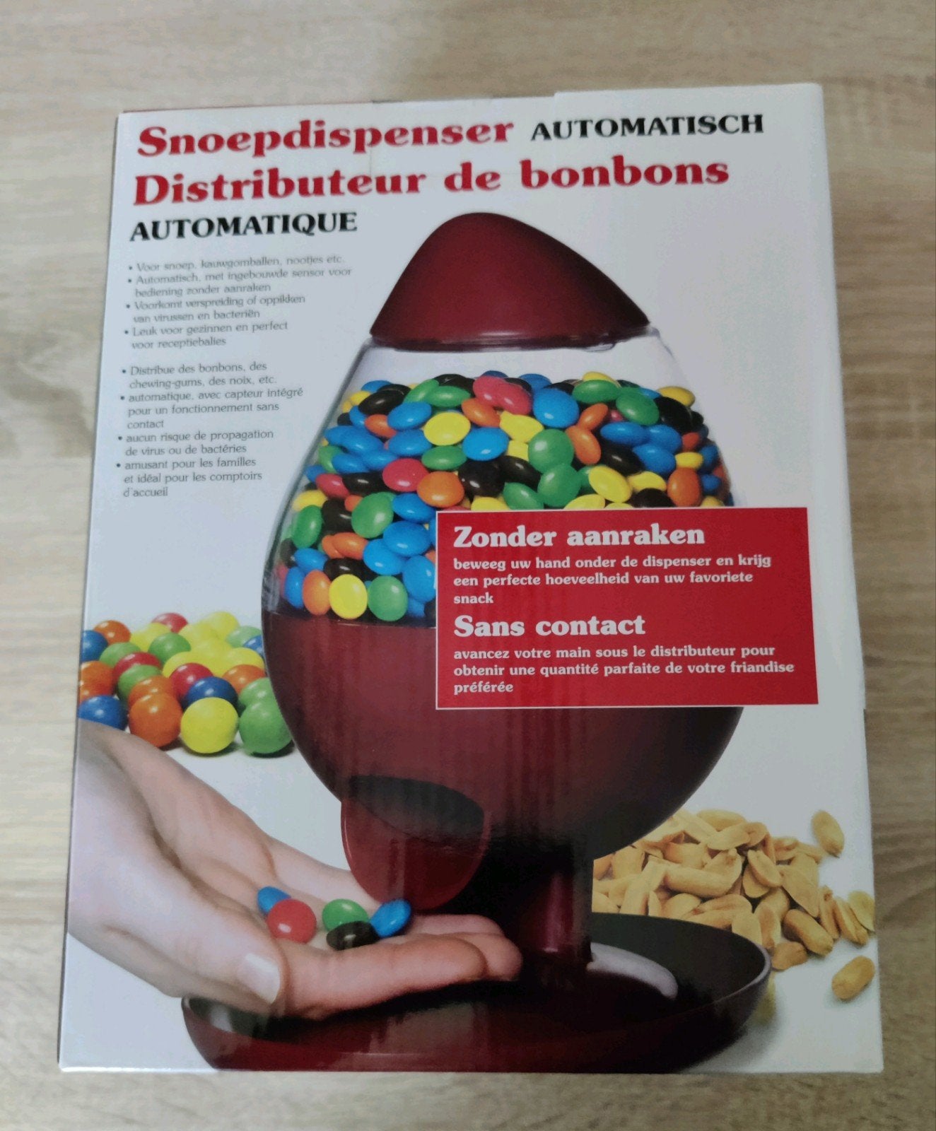 snoepautomaat, Ophalen