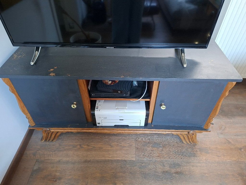 Moet nu weg! Tv meubel, Ophalen, Gebruikt, 100 tot 150 cm, 25 tot 50 cm