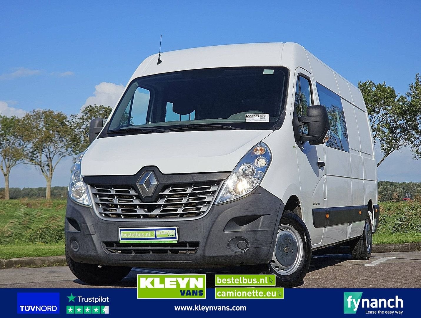 Renault MASTER 2.3 L3H2 Dubbele Cabine Airco NAP 1e Eigenaar, Auto's, Renault, Wit, Bedrijf, Cruise Control