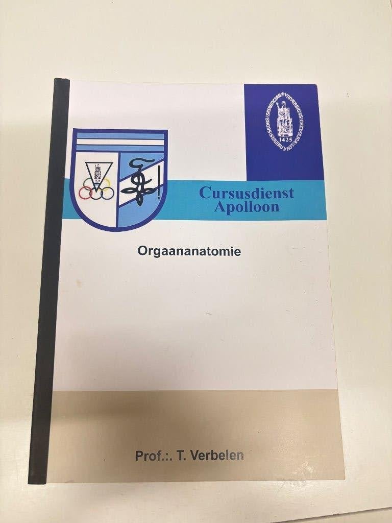 Cours d'anatomie des organes, Livres, Livres d'étude & Cours, Enlèvement, Utilisé, Enseignement supérieur