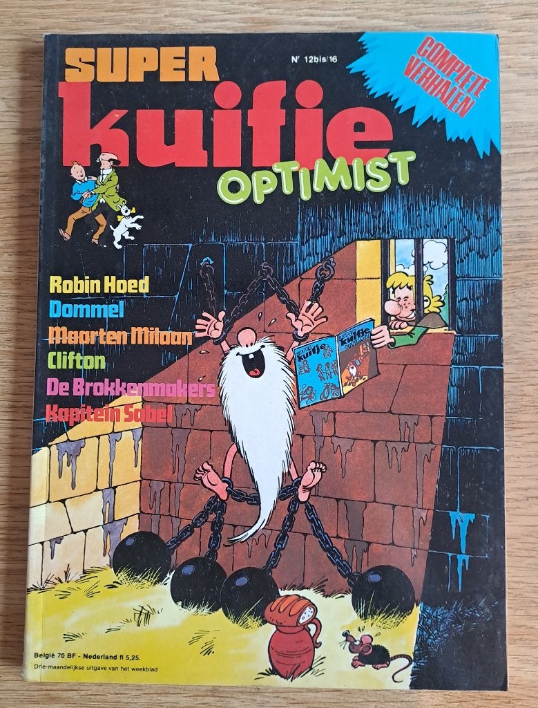 16 - Super Kuifje - Optimist, Boeken, Gelezen, Eén stripboek, Ophalen of Verzenden, Diverse Auteurs