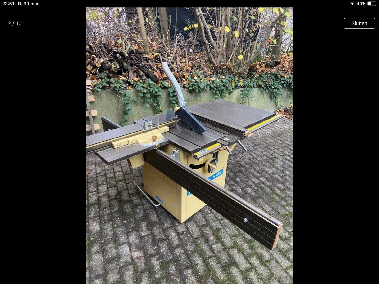 Combinaison de bois Sheppach 220v, Bricolage & Construction, Enlèvement, Utilisé, Autres types