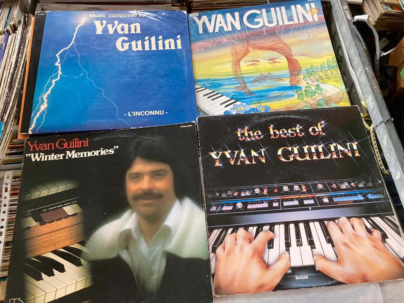 YVAN GUILINI / 4 lp’s samen, CD & DVD, Vinyles | Néerlandophone, Enlèvement, Comme neuf