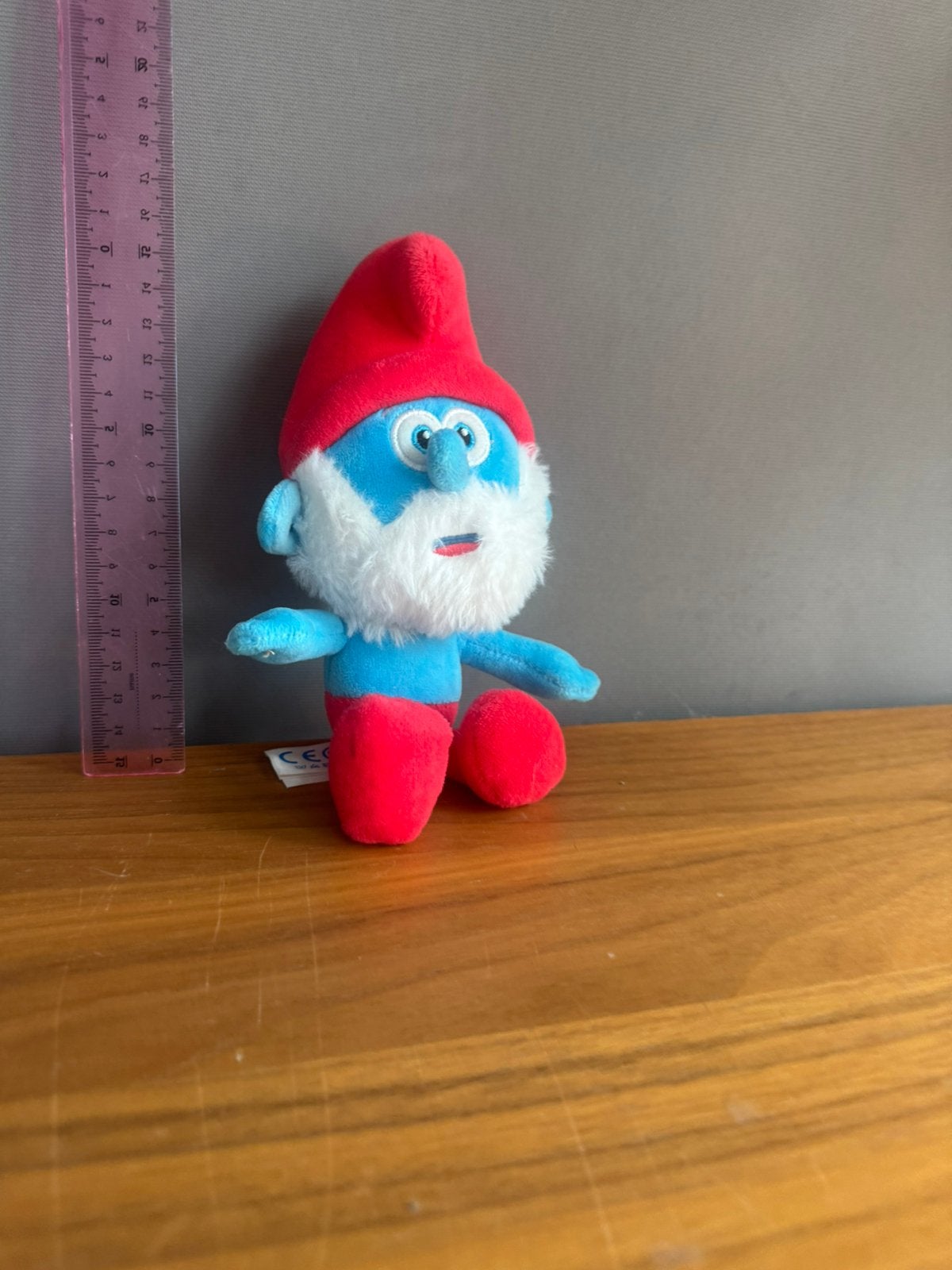 Grote Smurf / Papa Smurf knuffel 15 cm – €5, Collections, Schtroumpfs, Enlèvement, Comme neuf