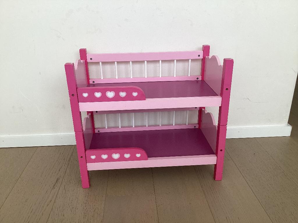 Stapelbed poppen, Ophalen, Gebruikt