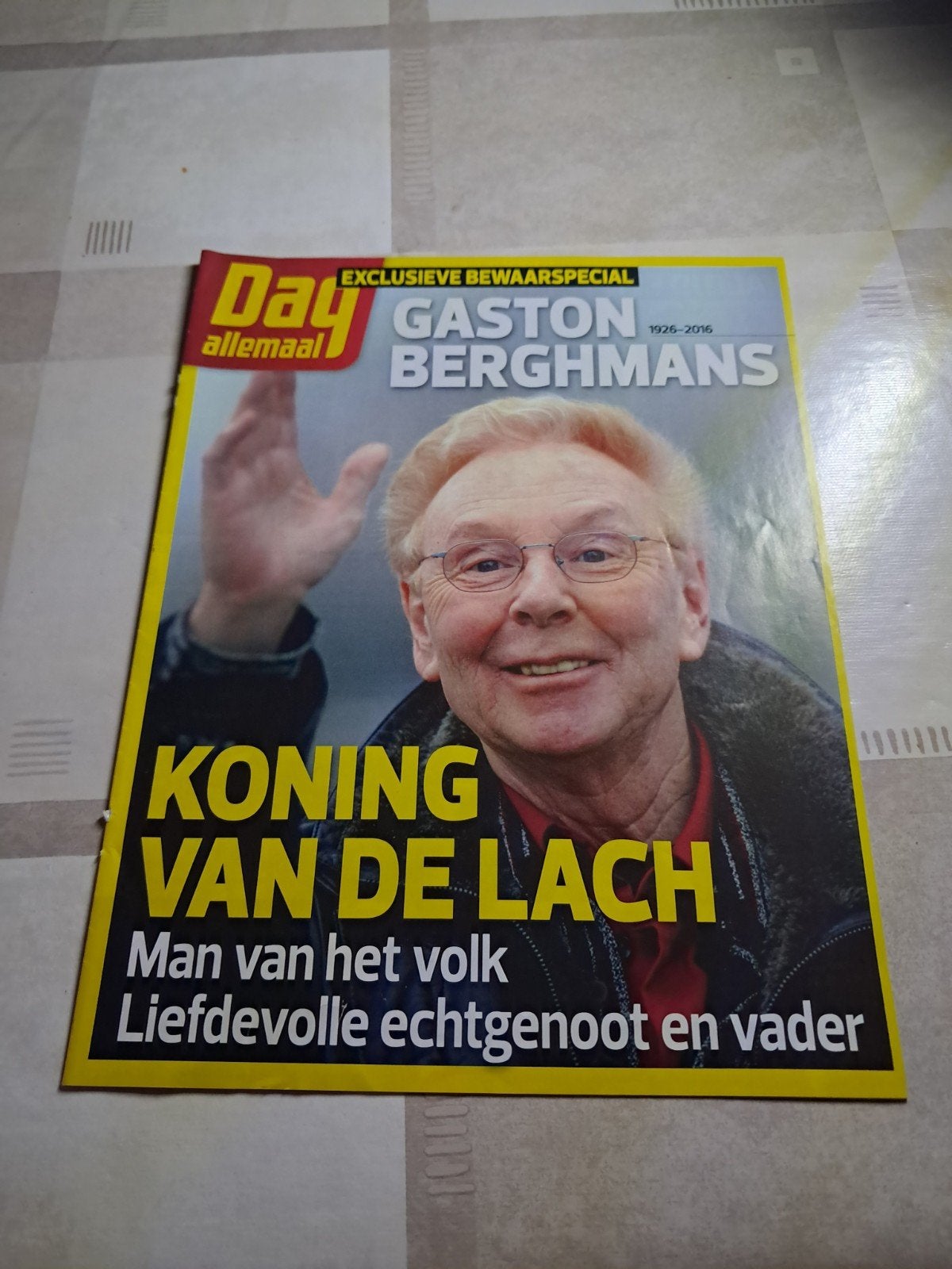 Exclusieve bewaarspecial Gaston Berghmans, Ophalen