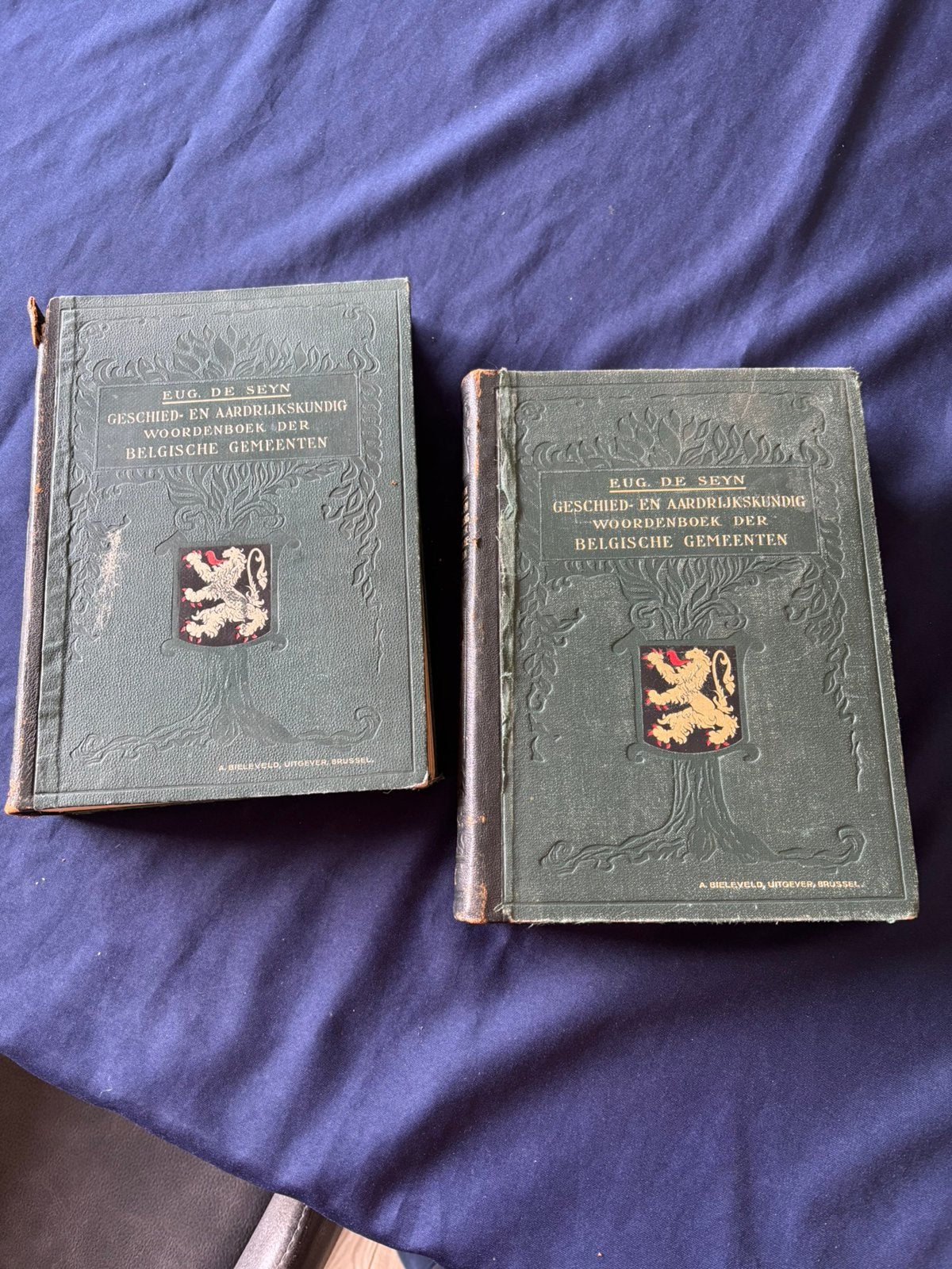 Geschied- en aardrijksk. Woordenboek Belg gemeenten, Boeken, Ophalen, Gelezen