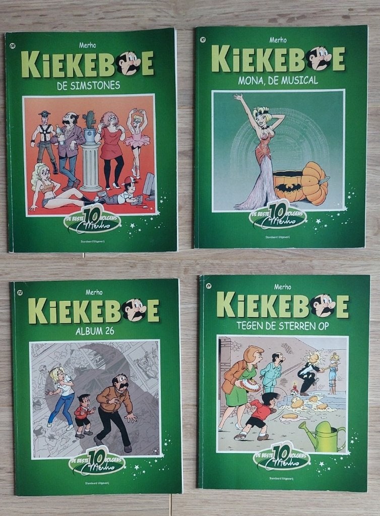 pakket van 10 stripverhalen Kiekeboe, Enlèvement ou Envoi, Comme neuf