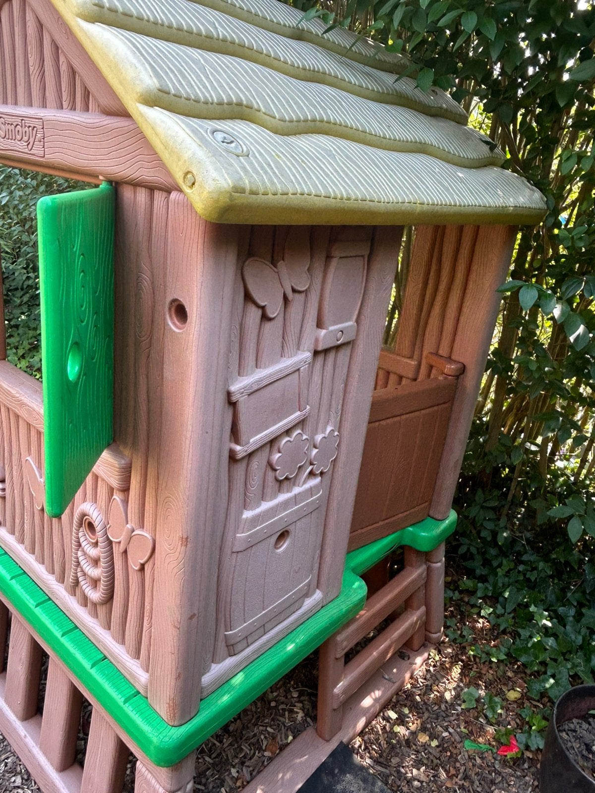 Speelhuisje tuin, Ophalen