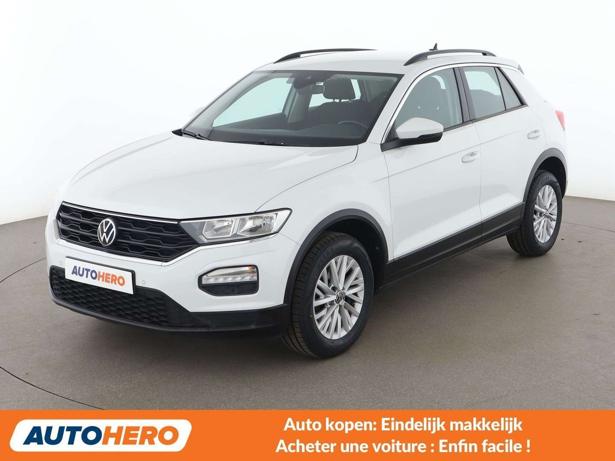 Volkswagen T-Roc 1.0 TSI (bj 2021), Auto's, Stof, Gebruikt, Wit, 5 deurs