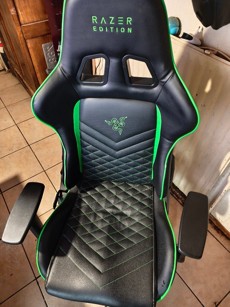 Chaise bureau /gaming Razer Edition, Enlèvement, Utilisé, Chaise de bureau, Ergonomique