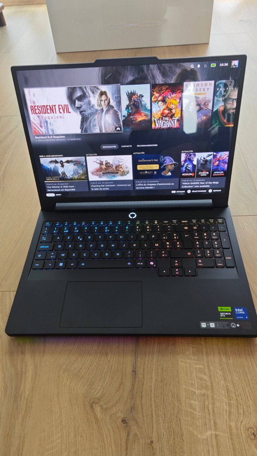PC Ultra Gaming laptop - Legion Pro 7 16IAX10H, Enlèvement, Gaming, SSD