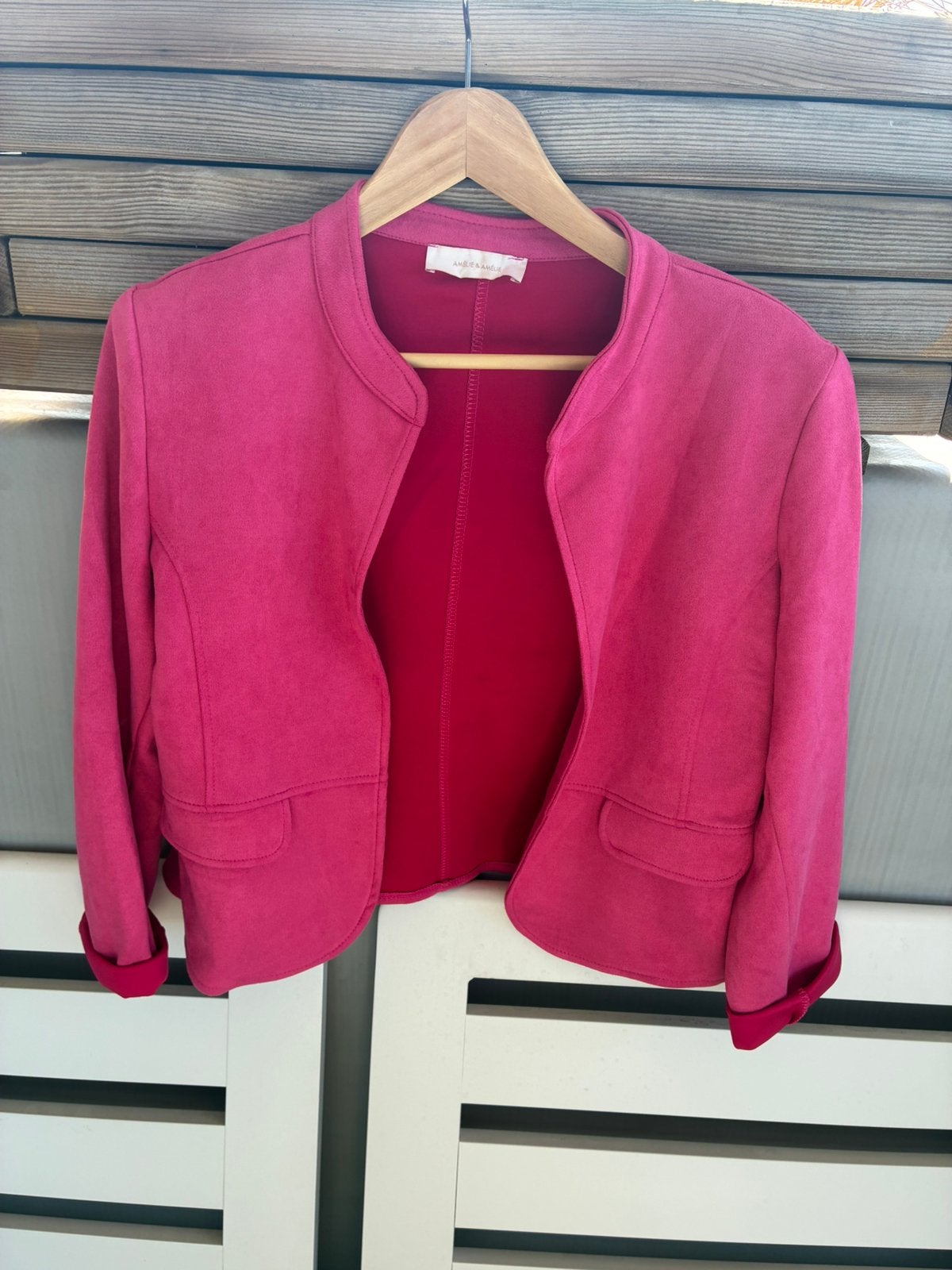 Veste rose, Enlèvement ou Envoi, Porté, Rose, Manteau