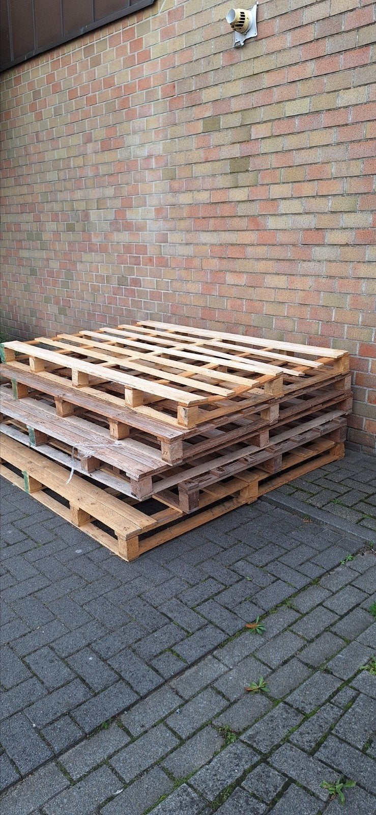 gratis houten paletten, Ophalen