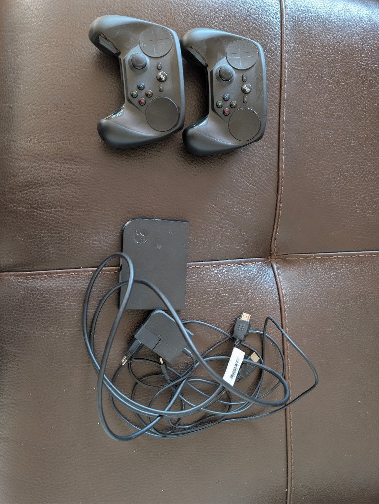 valve steamlink +  2 manettes, Enlèvement ou Envoi, Valve, Utilisé