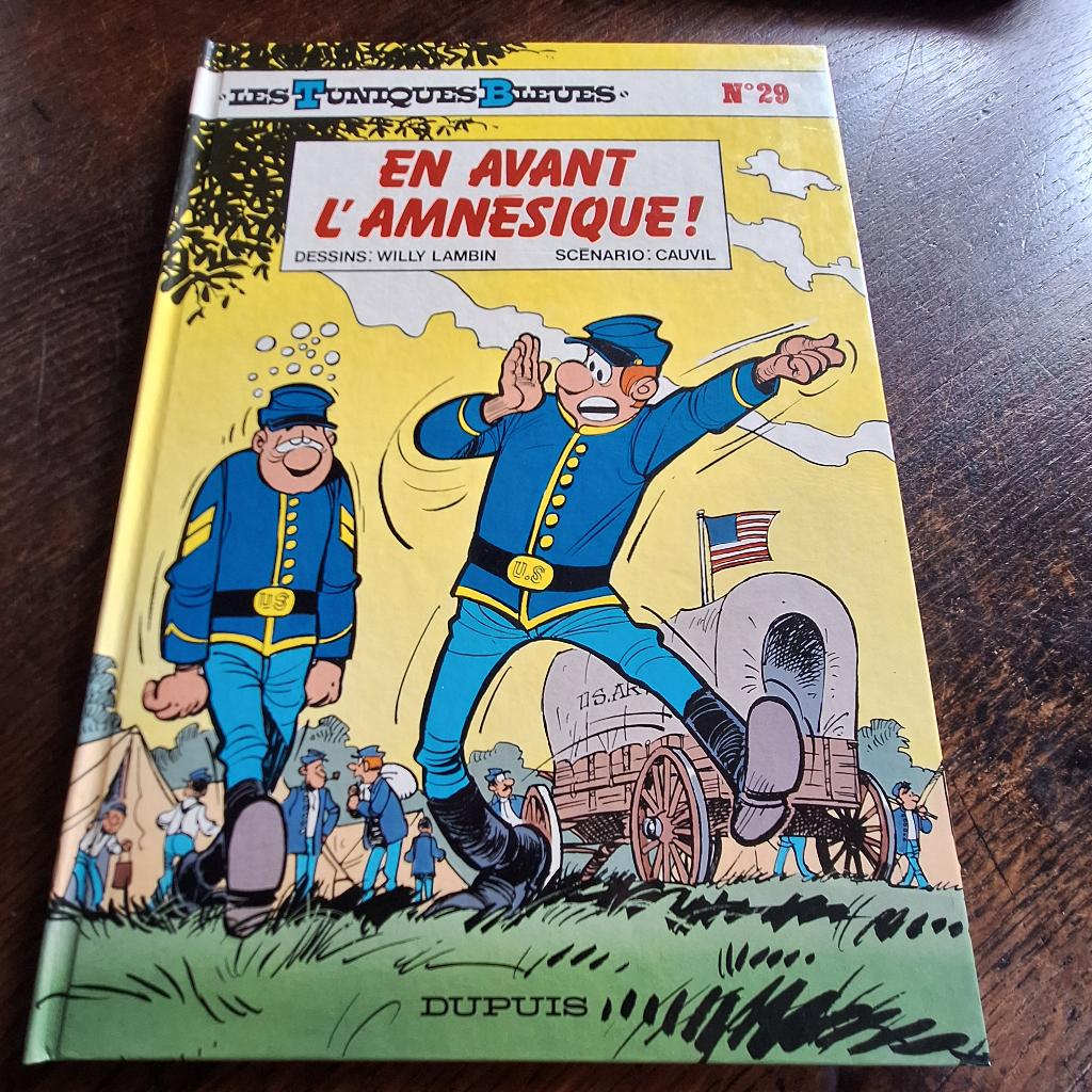 les tuniques bleues t29 en avant l'amnésique  lambil, Une BD, Utilisé, Lampil, Envoi