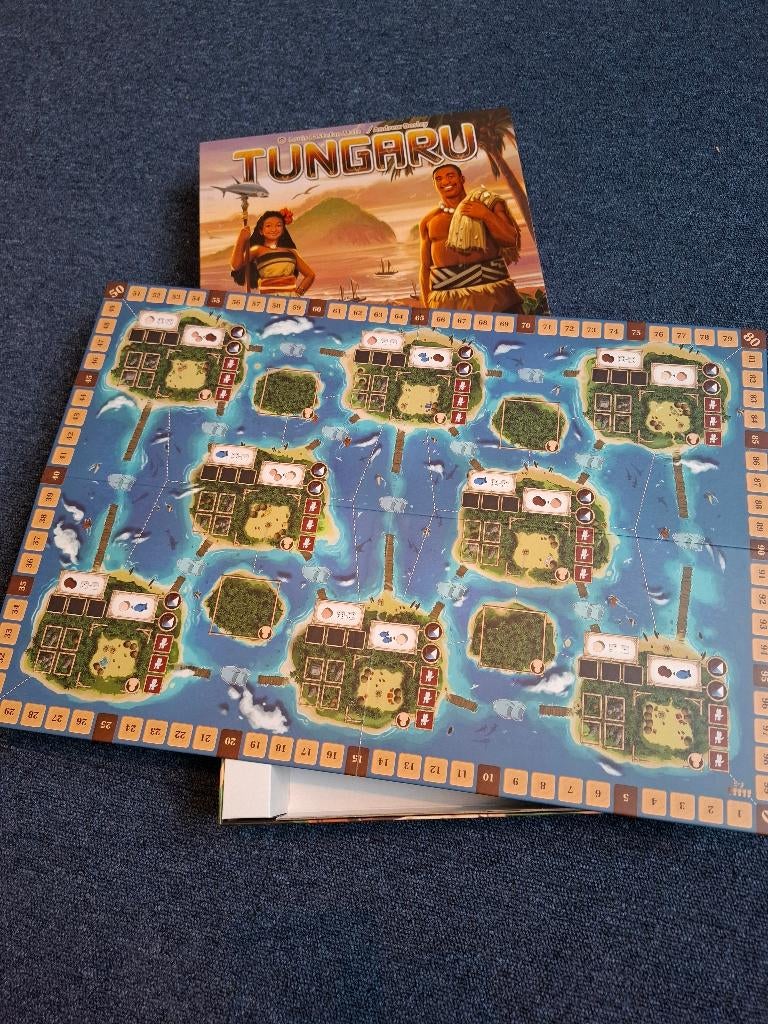 Kickstarter gezelschapsspel Tungaru NIEUW, Hobby en Vrije tijd, Gezelschapsspellen | Bordspellen, Vijf spelers of meer, Ophalen of Verzenden