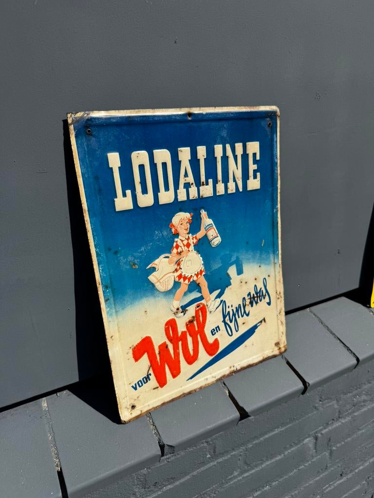 Panneau d'affichage en or Lodaline Wol, Enlèvement ou Envoi, Utilisé, Panneau publicitaire