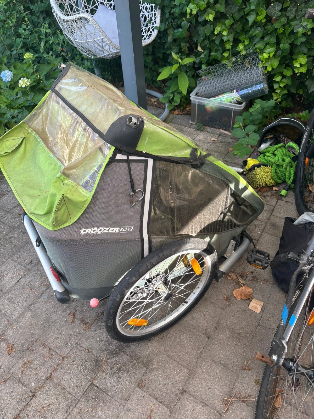 Fietskar Croozer voor 2, Fietsen en Brommers, Ophalen, Gebruikt, 2 kinderen, Overige merken