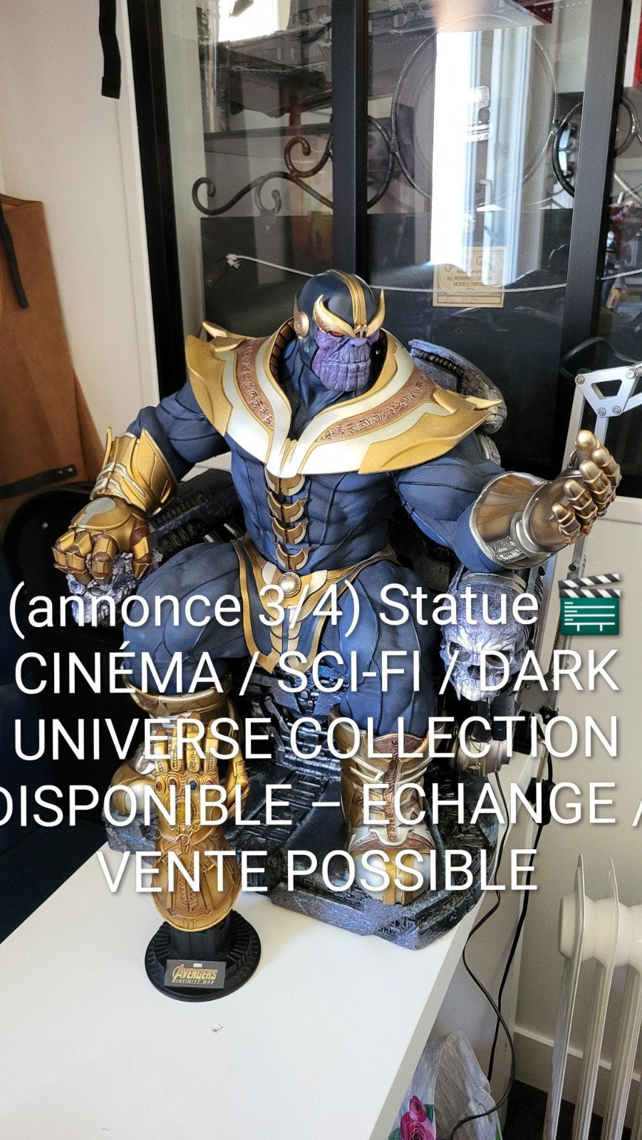 (annonce 3/4) Statue  CINÉMA / SCI-FI / DARK UNIVERSE, Enlèvement