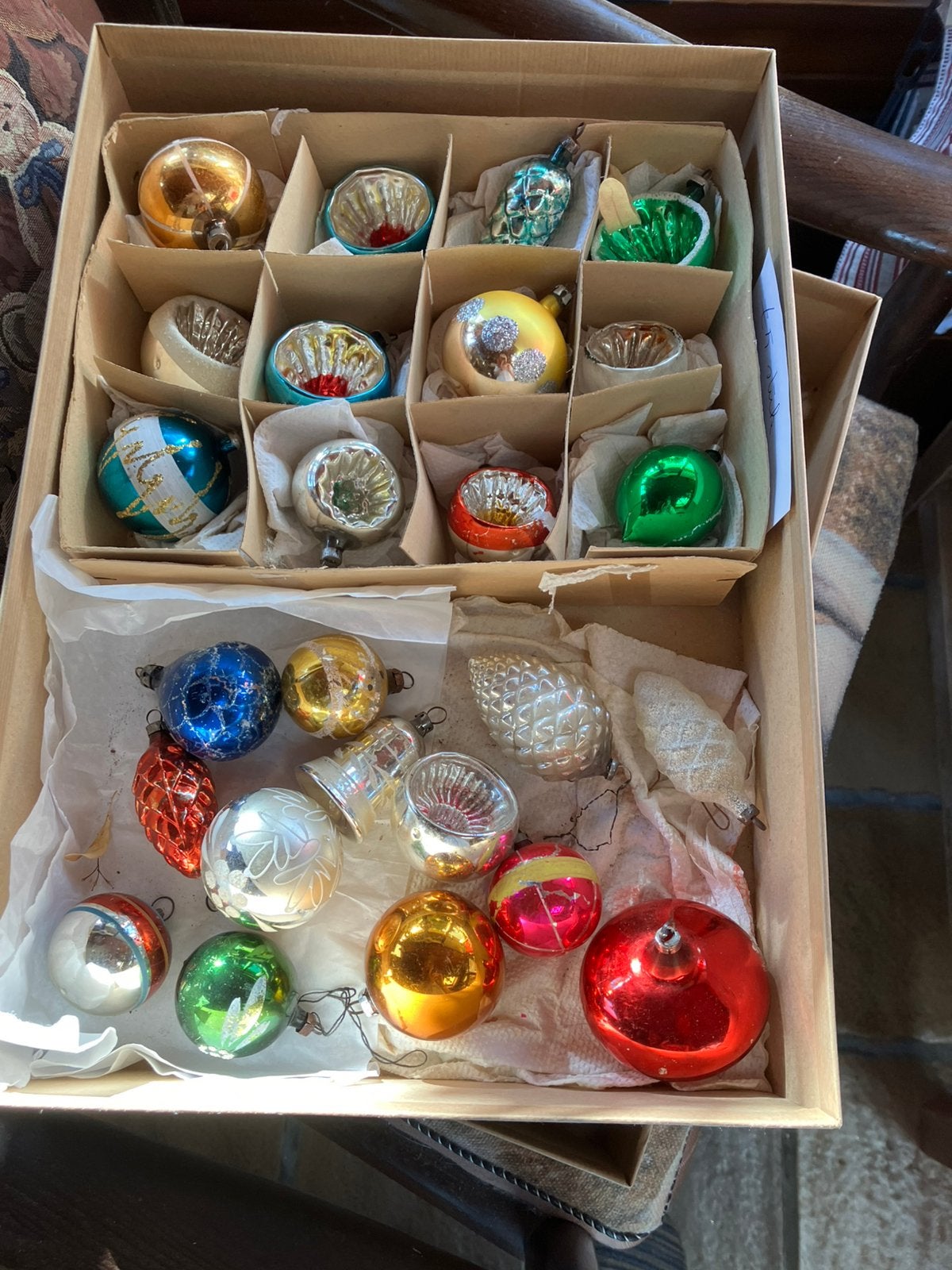 25 oude kerstballen, Diversen, Ophalen, Zo goed als nieuw