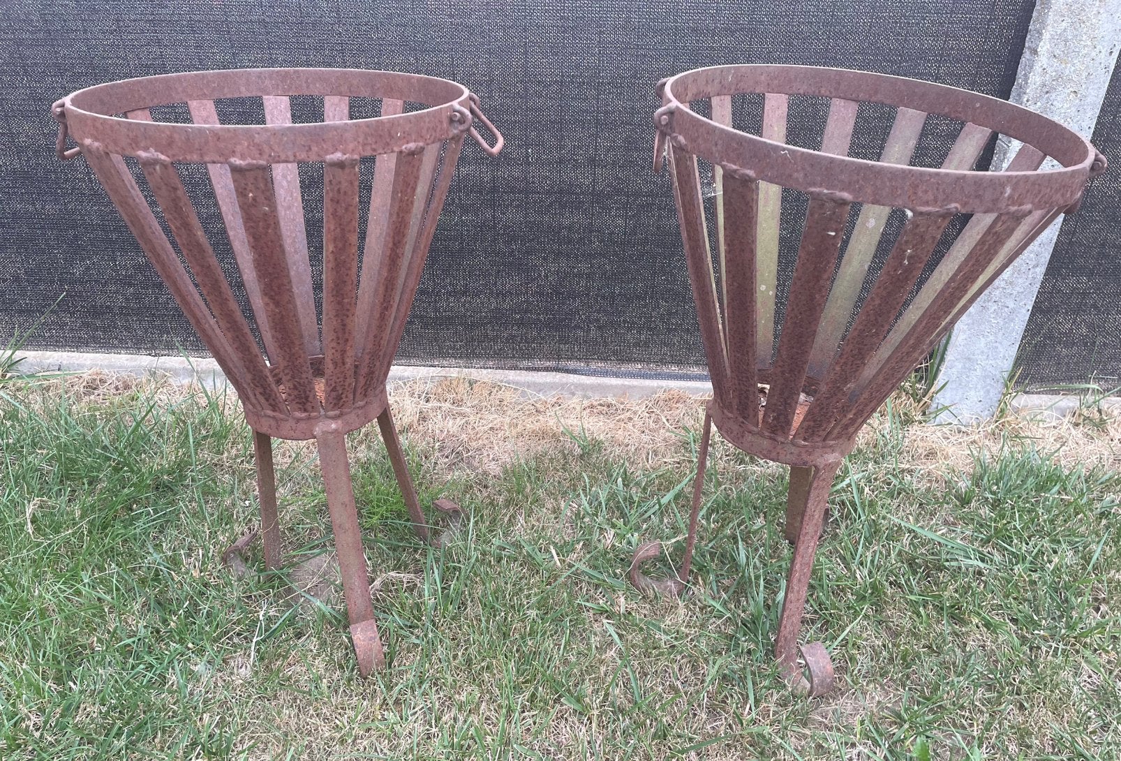 2 Vuurkorven, Tuin en Terras, Ophalen, Gebruikt, Vuurkorf