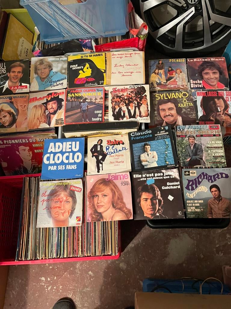 Lot vinyles 45 tours, Enlèvement, Comme neuf