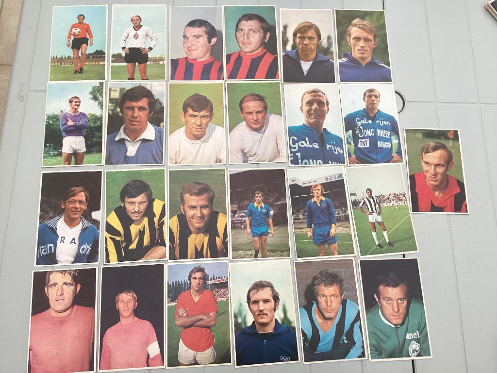 25 postkaarten Belgische voetballers, Verzamelen, Foto's en Prenten, Ophalen of Verzenden, Gebruikt