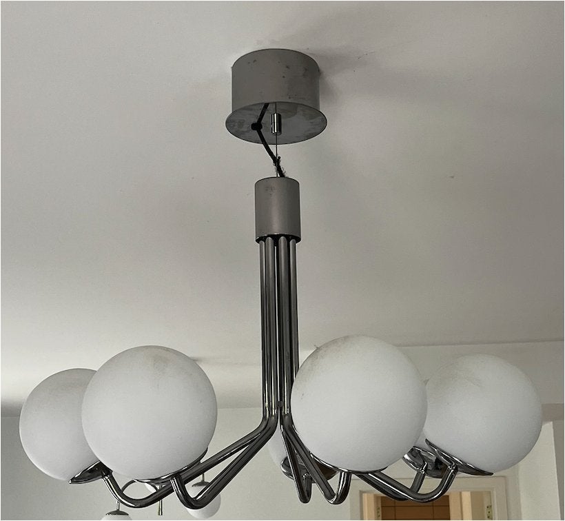 Lustre IKEA SIMRISHAMN, 7 bras, Maison & Meubles, Enlèvement, Comme neuf, Synthétique