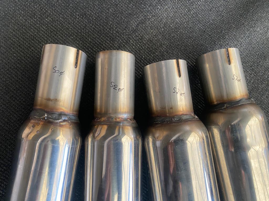 Silencieux d'échappement en inox avec embout enroulé., Autos : Pièces & Accessoires, Enlèvement ou Envoi, Neuf