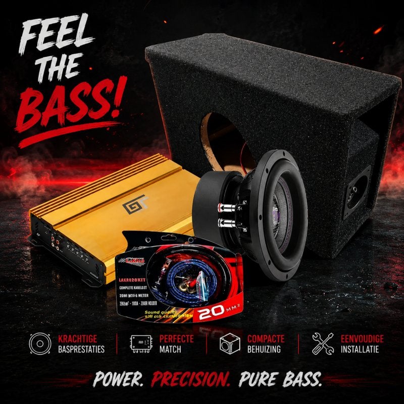 Minipowerpack 7 - Bassface/GT AUDIO - 8 inch - 750 watt RMS
